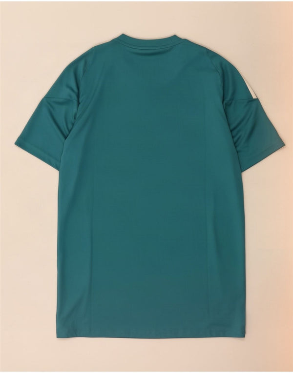 Adidas Mens Aeroready Slim Fit T-Shirt Top Small Turquoise Polyester