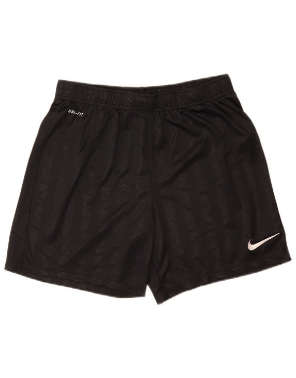 Nike Mens Dri Fit Sport Shorts Medium  Black Striped Polyester