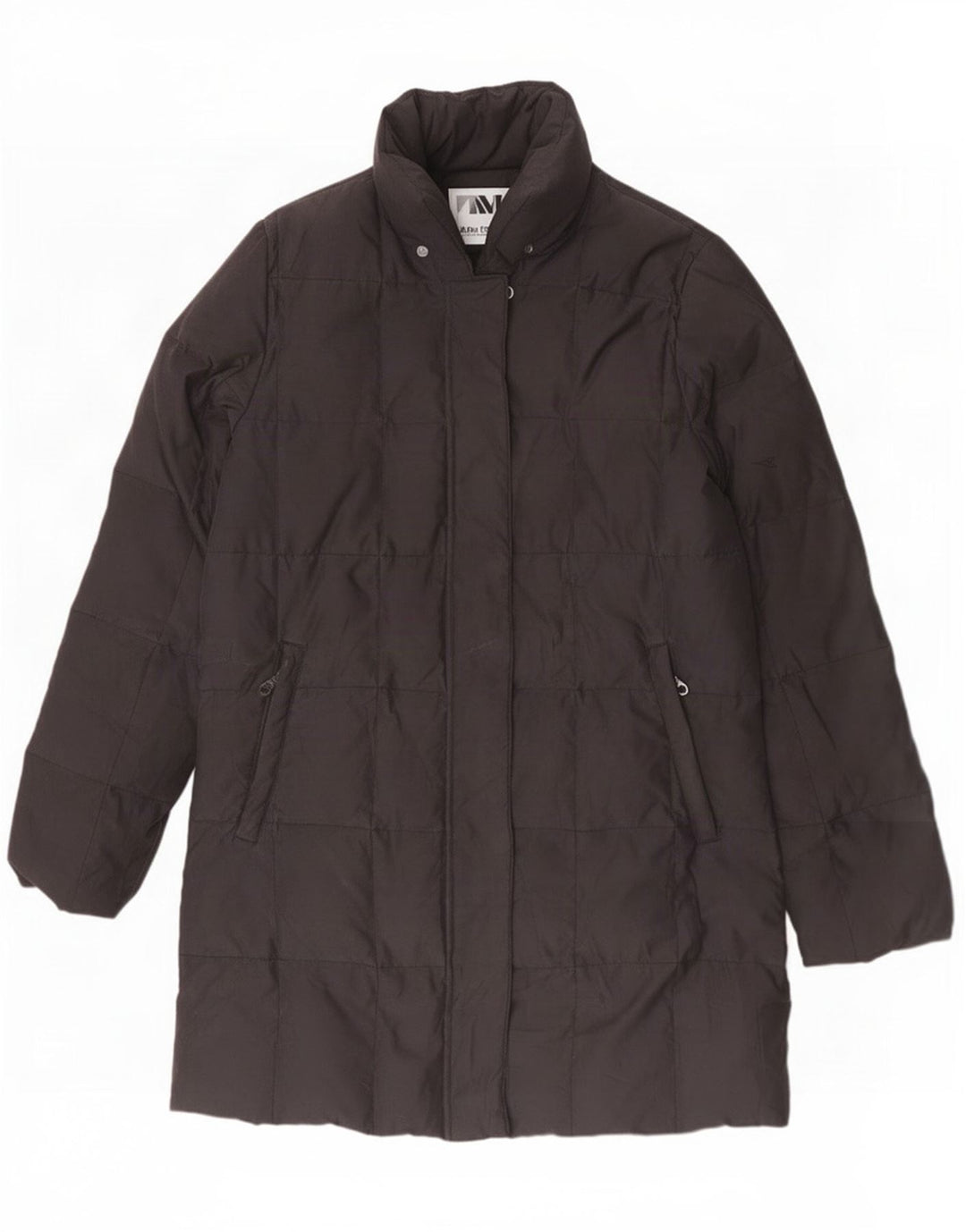 Diadora Womens Padded Coat UK 6 XS Black Polyester