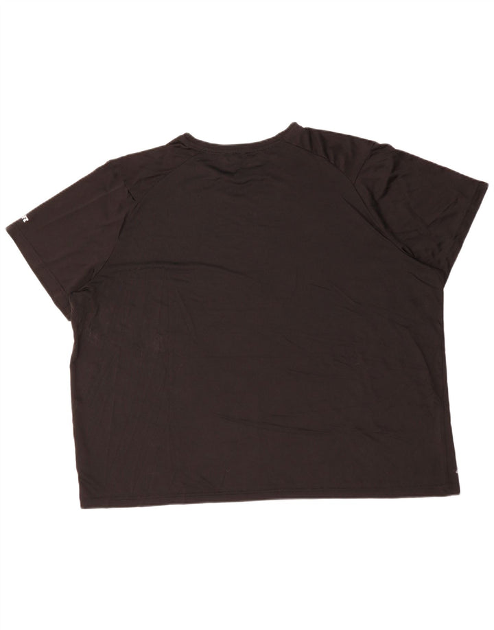 Russell Athletic Mens T-Shirt 2XL Black Polyester