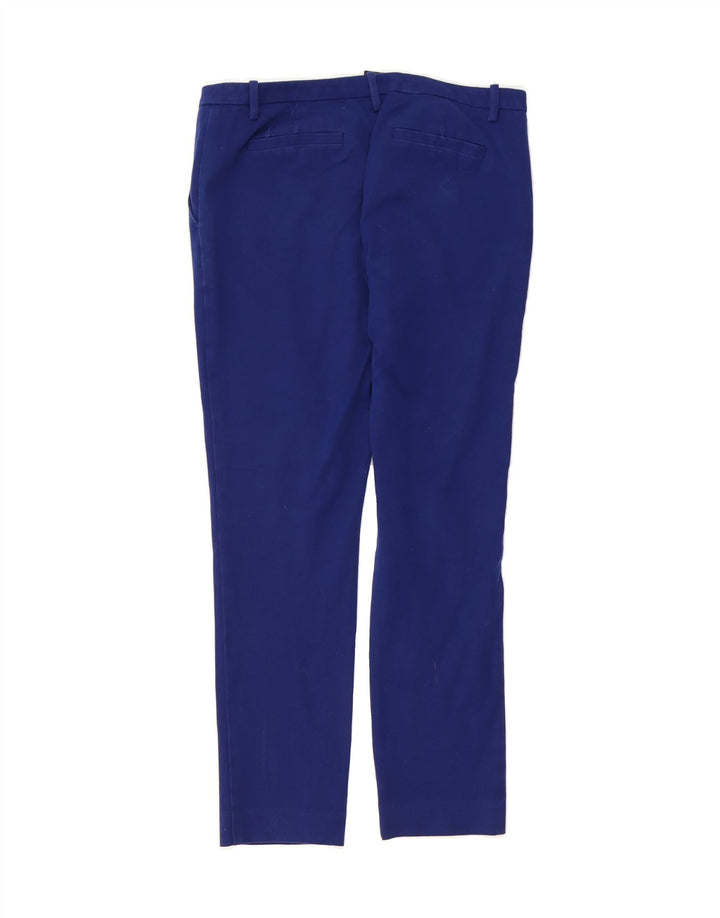 MOSSIMO Womens Slim Chino Trousers US 6 Medium W30 L27 Blue Cotton Vintage Mossimo and Second-Hand Mossimo from Messina Hembry 