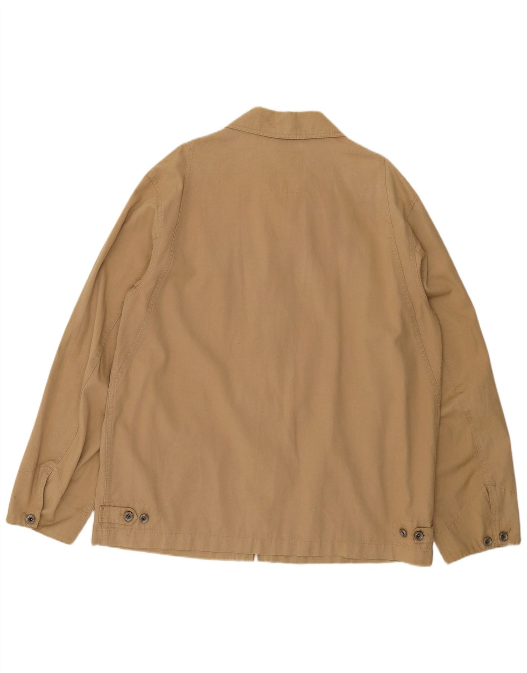 Gas Mens Utility Jacket UK 44 2XL Beige Cotton
