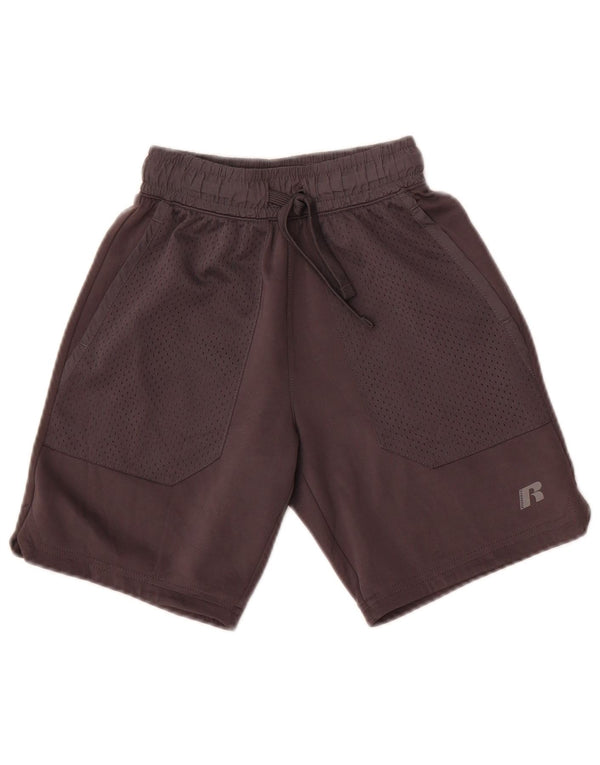 Russell Athletic Boys Sport Shorts 7-8 Years Medium  Grey Polyester
