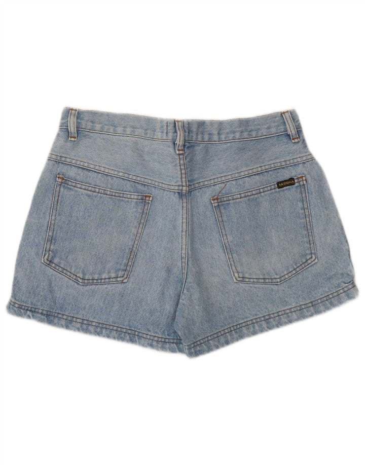 ARIZONA Womens High Waist Denim Shorts W33 Large Blue Cotton