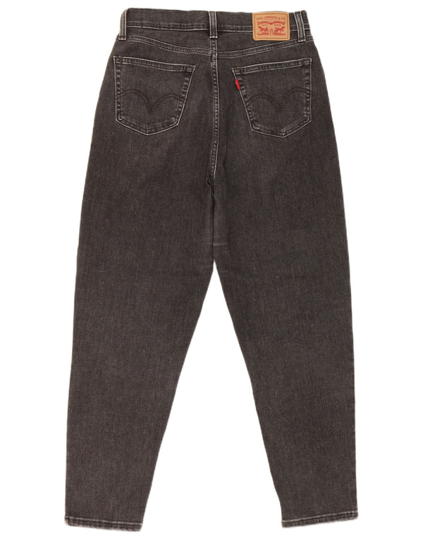 Levi's Womens Boyfriend High Rise Loose Jeans W28 L27 Black Cotton