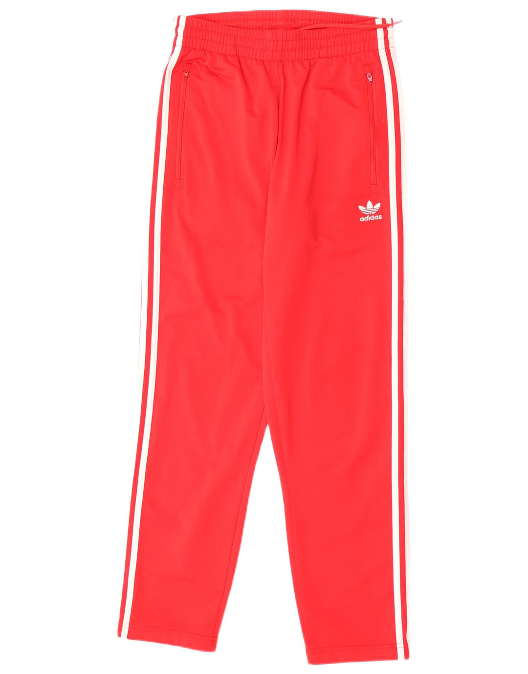 Adidas Mens Tracksuit Trousers Small Red Polyester