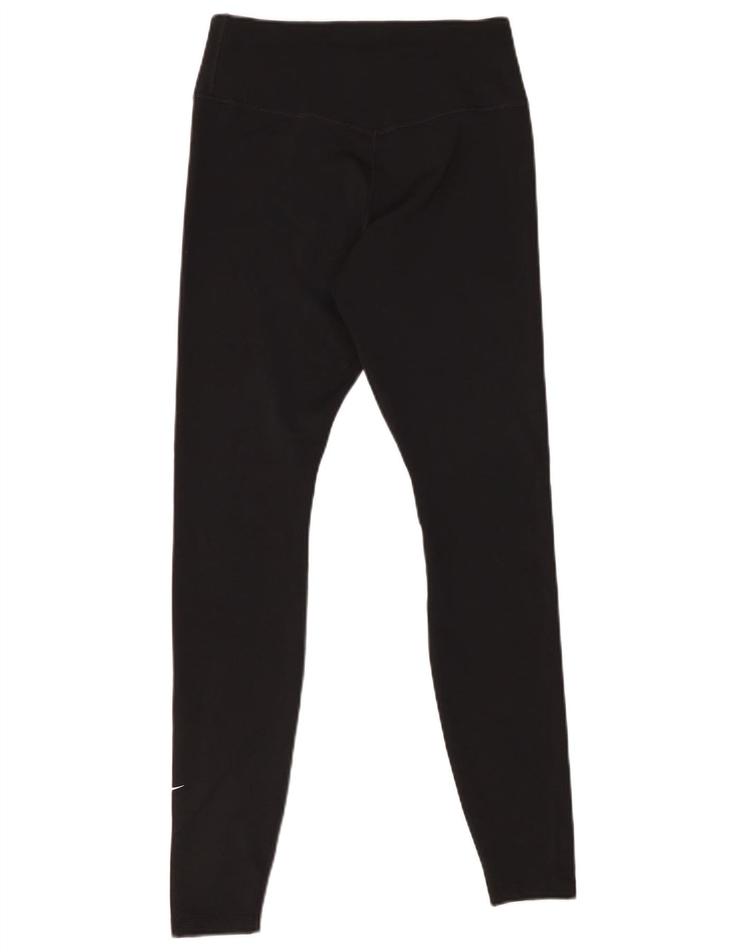 NIKE Womens Dri Fit Leggings UK 12 Medium  Black Polyester