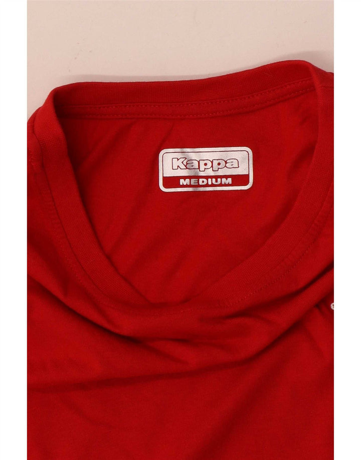 Kappa Mens T-Shirt Top Medium Red