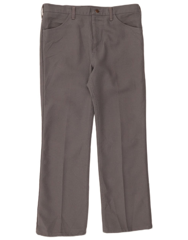 WRANGLER Mens Regular Fit Casual Trousers W36 L30 Grey