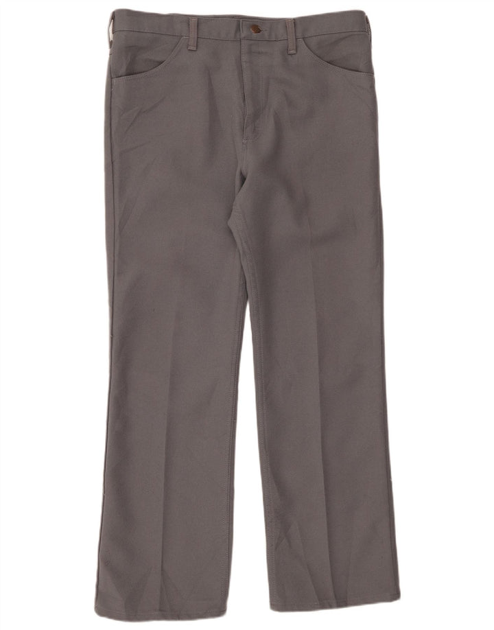 WRANGLER Mens Regular Fit Casual Trousers W36 L30 Grey