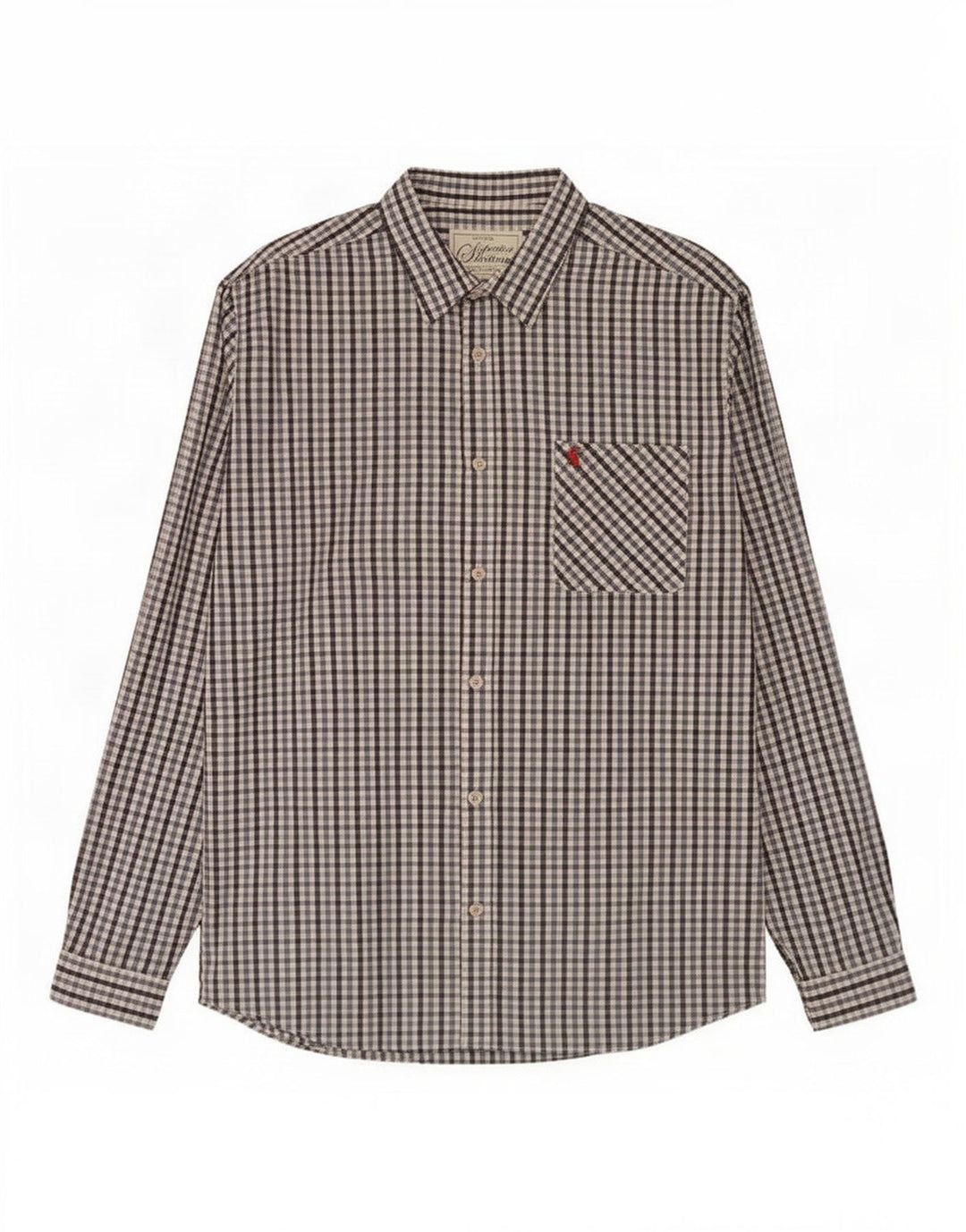 Joules Mens Shirt XL Blue Gingham Cotton