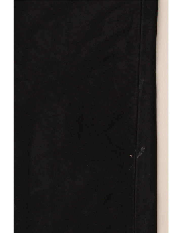Ricano Mens Leather Trousers W30 L32 Black