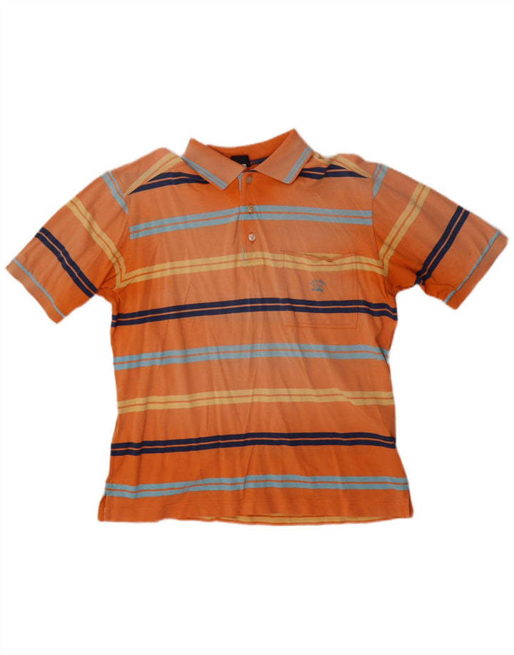 Paul & Shark Mens Yachting Polo Shirt Medium Orange