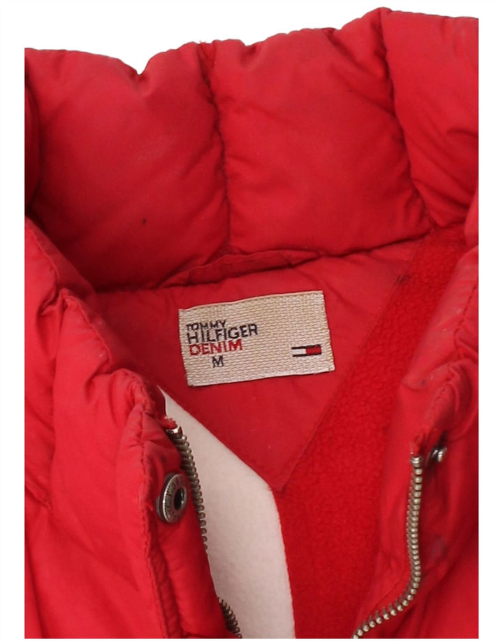 TOMMY HILFIGER Boys Padded Gilet 13-14 Years Medium  Red Polyester