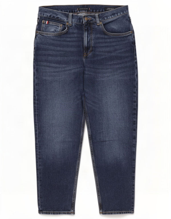 Tommy Hilfiger Mens Harlem Relaxed Fit Tapered Jeans W32 L30 Blue Cotton