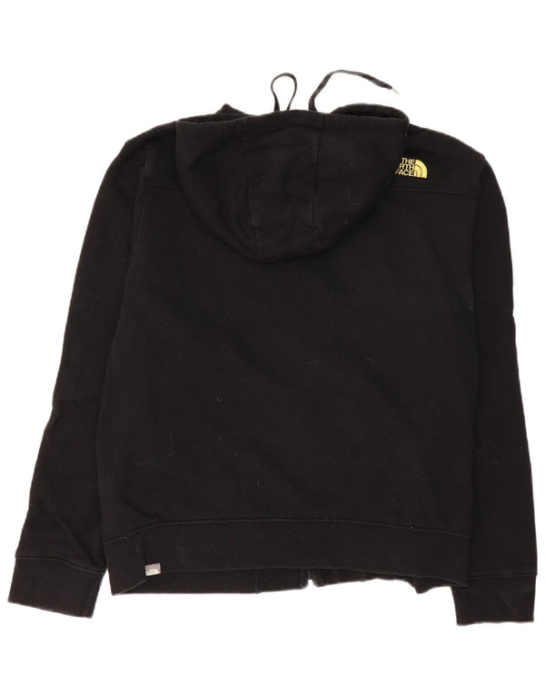 THE NORTH FACE Mens Zip Hoodie Sweater XL Black Cotton