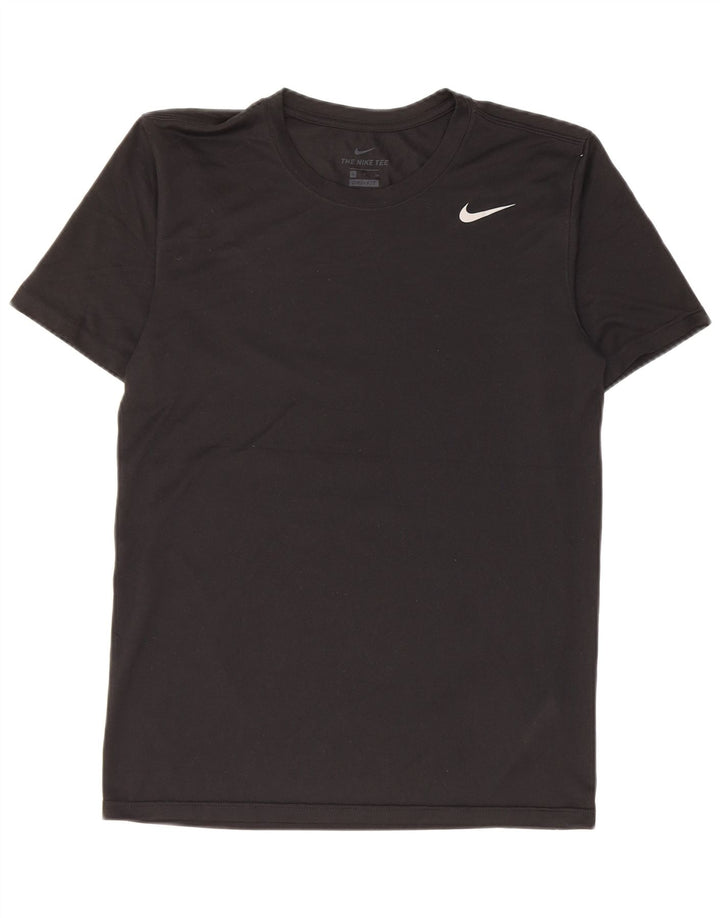 Nike Mens Dri Fit T-Shirt Top Small Black Polyester