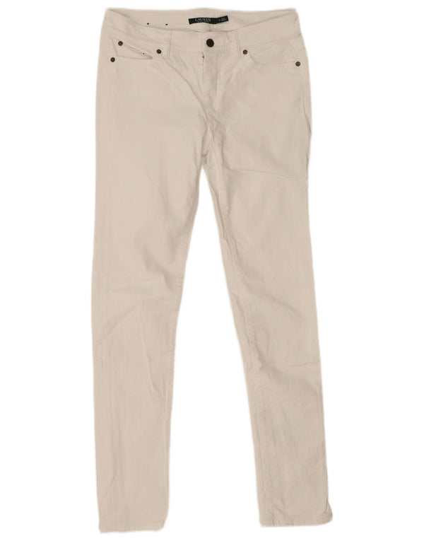 Ralph Lauren Womens Modern Skinny Jeans US 6 Medium W30 L31 White Cotton