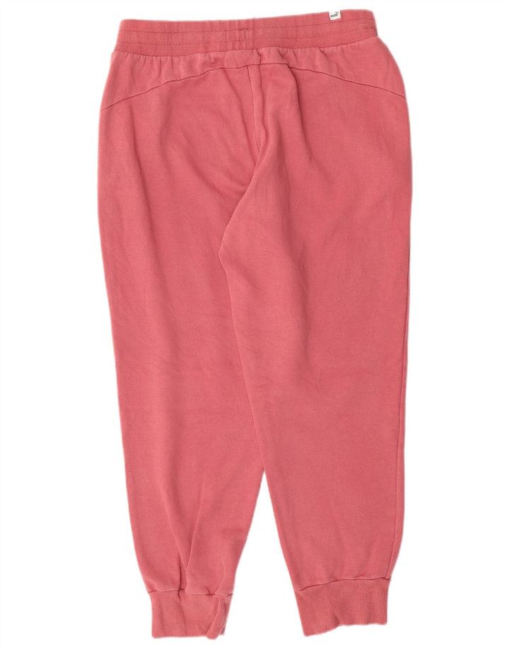 PUMA Womens Tracksuit Trousers Joggers UK 14 Large  Pink