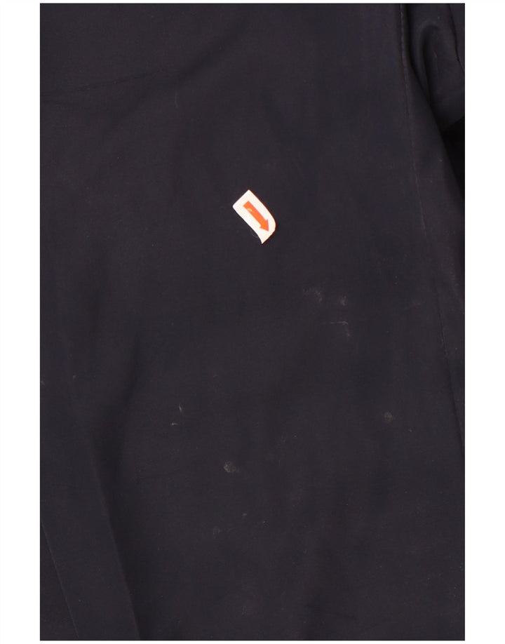 Calvin Klein Mens Hooded Windbreaker Jacket UK 42 XL Navy Blue Polyester