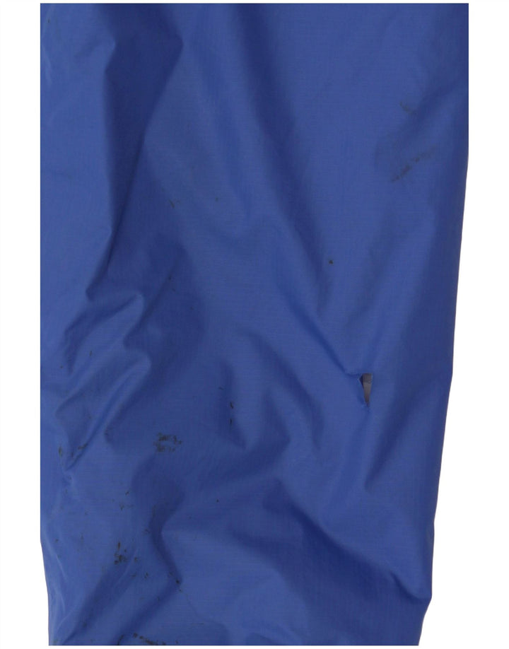 K-Way Boys Hooded Windbreaker Jacket 11-12 Years Blue Polyamide