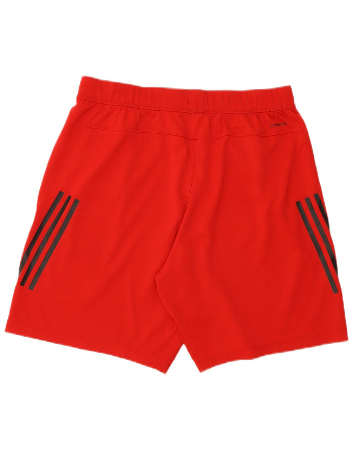 Adidas Mens Aeroready Sport Shorts Large  Red Polyester