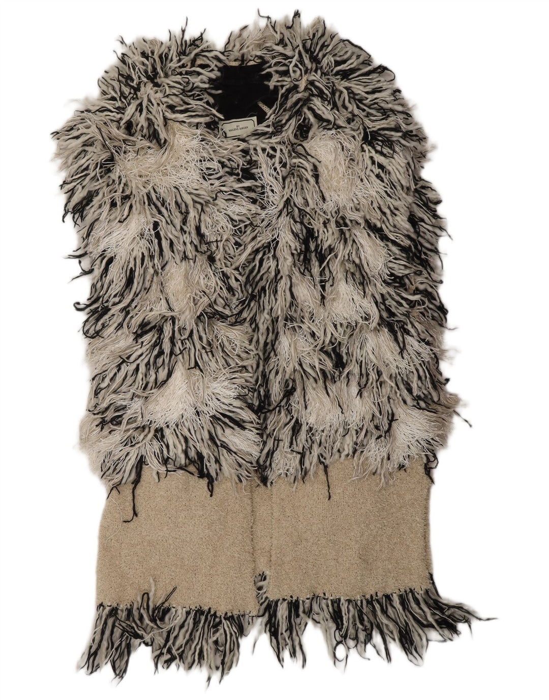 MALENE BIRGER Womens Cardigan Sweater UK 10 Small Off White Bohemian