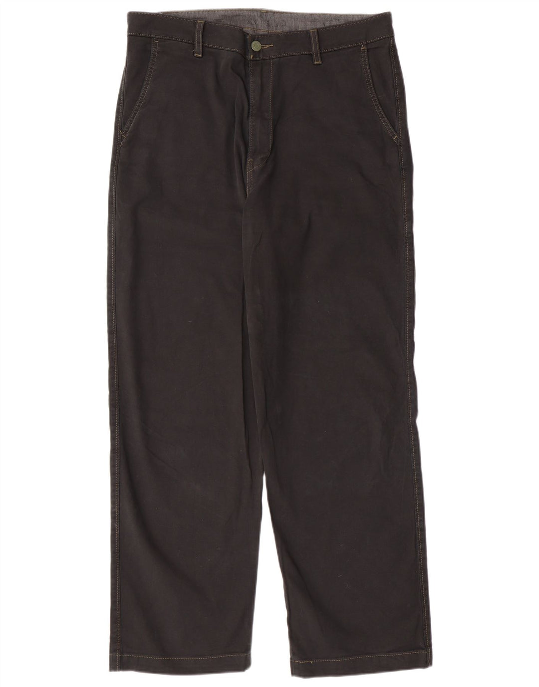 LEVI'S Mens 540 Straight Chino Trousers W33 L29  Black Cotton