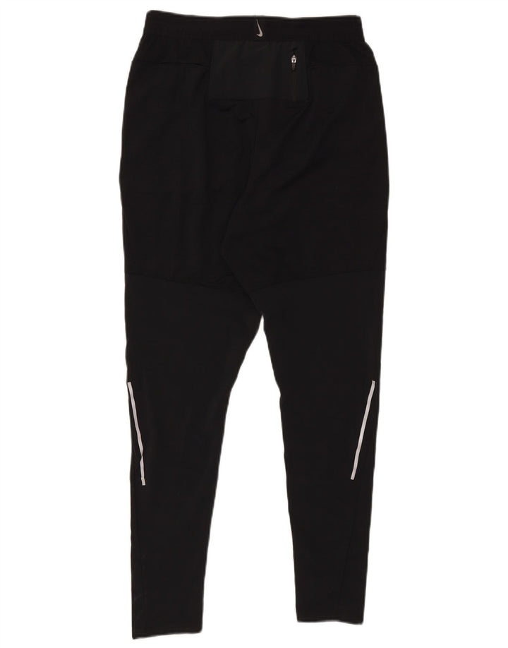 Nike Womens Dri Fit Tracksuit Trousers UK 10 Small  Black Polyester