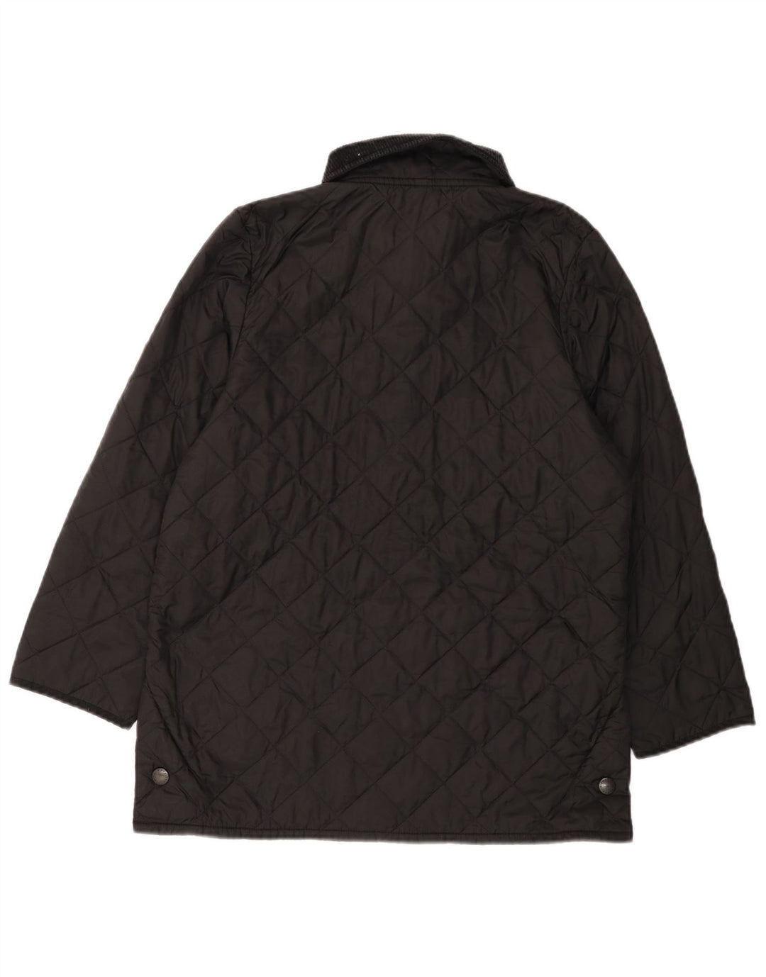 Barbour Boys Quilted Jacket 13-14 Years XL Black Polyamide