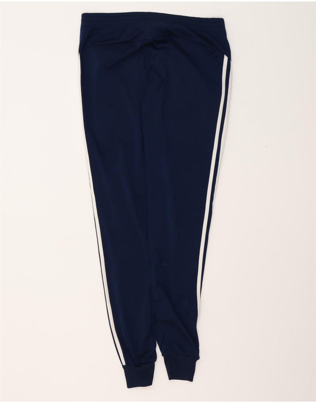 ADIDAS Mens Tracksuit Trousers Joggers UK 36/38 Small Navy Blue Polyester