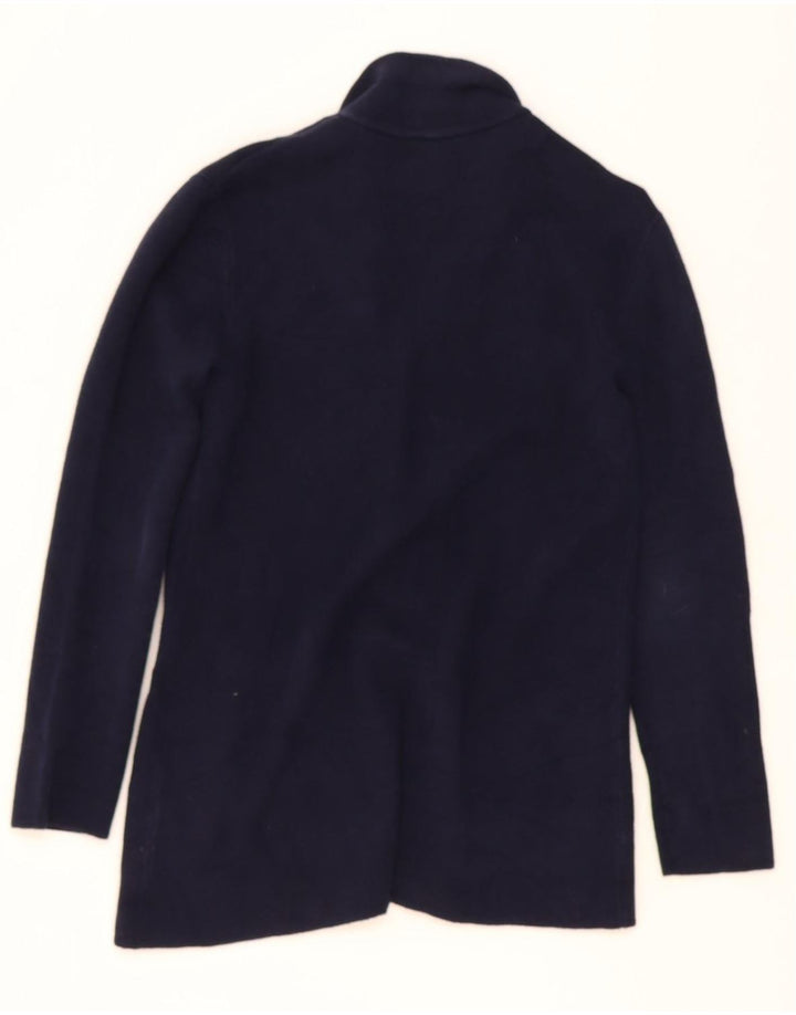 J. CREW Womens 2 Button Blazer Jacket UK 6 XS Navy Blue Cotton Vintage J. Crew and Second-Hand J. Crew from Messina Hembry 