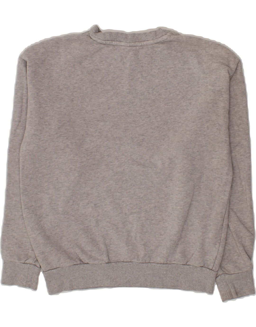 PUMA Womens Oversized Graphic Sweatshirt Jumper UK 10 Small Grey Cotton Vintage Puma and Second-Hand Puma from Messina Hembry 