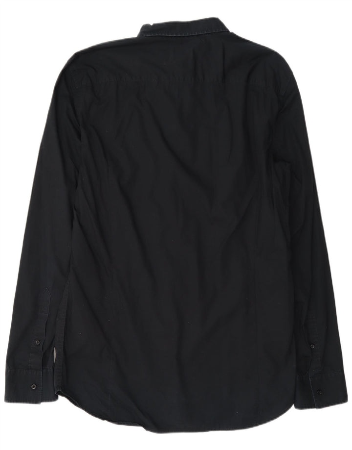 Diesel Mens Shirt XL Black Cotton