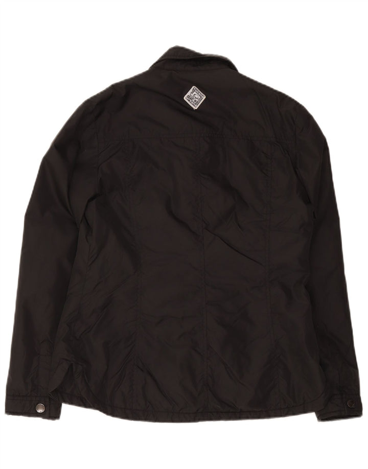 Tucano Urbano Womens Oversized Utility Jacket IT 38 XS Black Polyamide