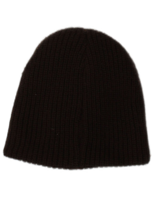 Kappa Mens Knit Beanie Hat Large Black Acrylic