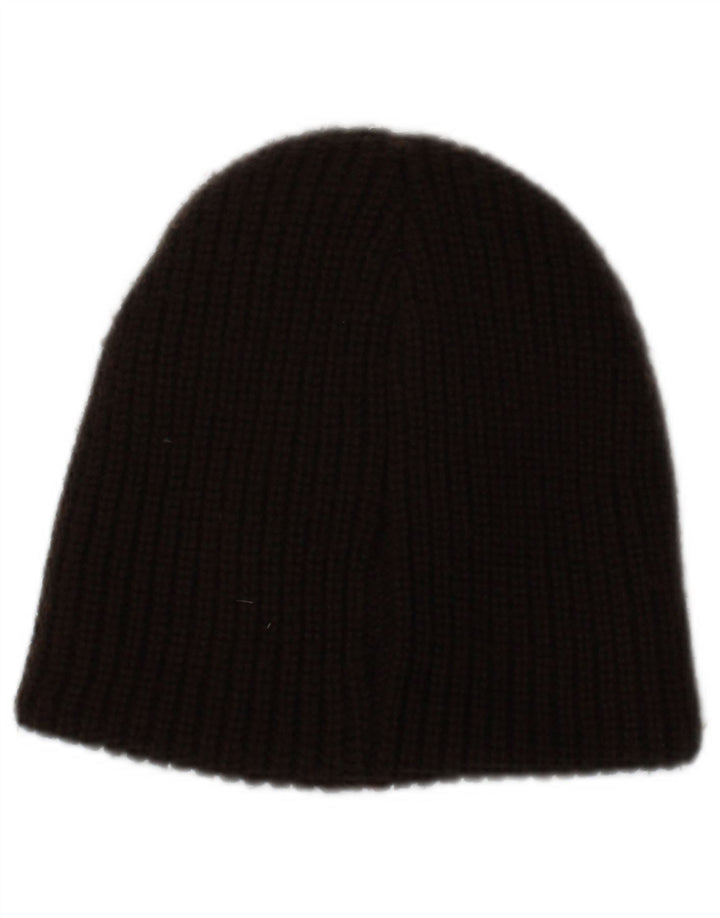 Kappa Mens Knit Beanie Hat Large Black Acrylic