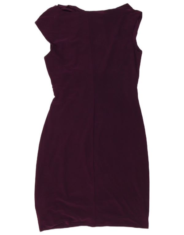 Ralph Lauren Womens Bodycon Dress US 14 XL Purple Polyester