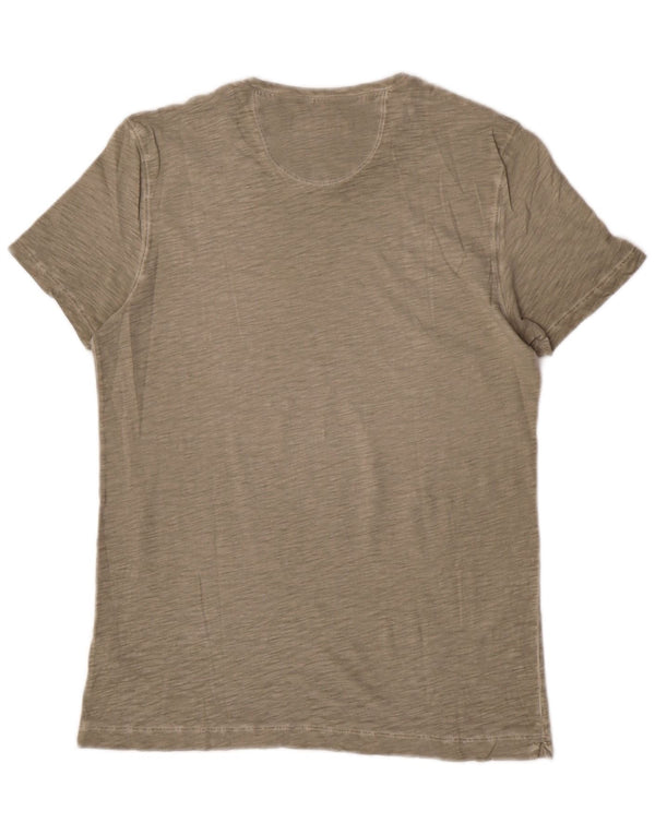 Liu Jo Mens T-Shirt Top Large Green Cotton