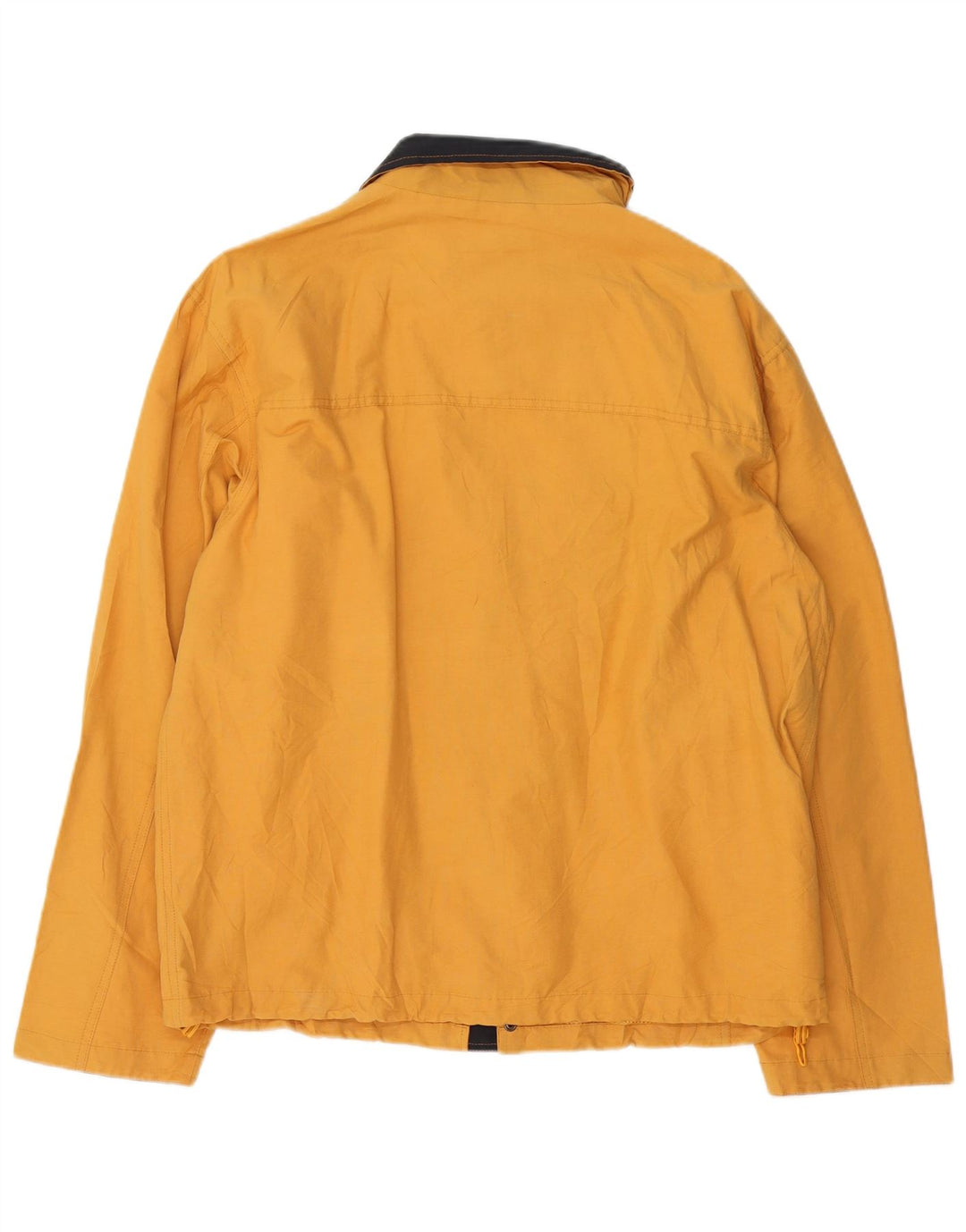 Vintage Mens Rain Jacket UK 42 XL Yellow Nylon