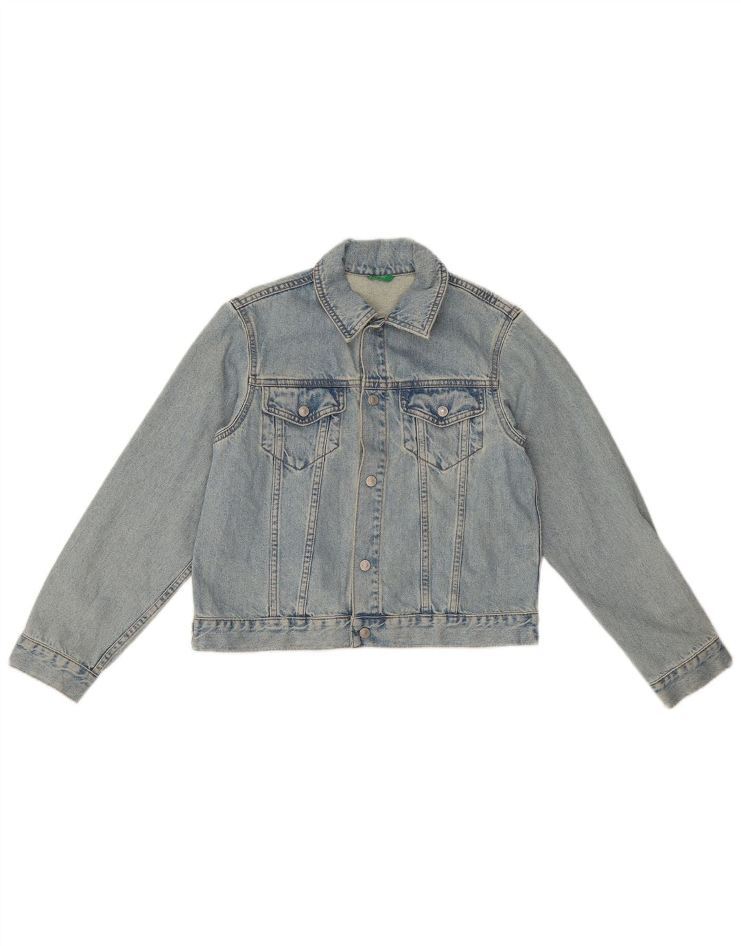 Benetton Girls Denim Jacket 11-12 Years Blue