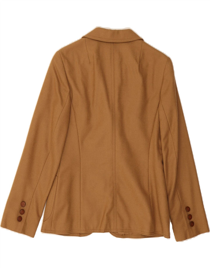 LODEN FREY Womens 3 Button Blazer Jacket UK 8 Small Beige Virgin Wool Vintage Loden Frey and Second-Hand Loden Frey from Messina Hembry 