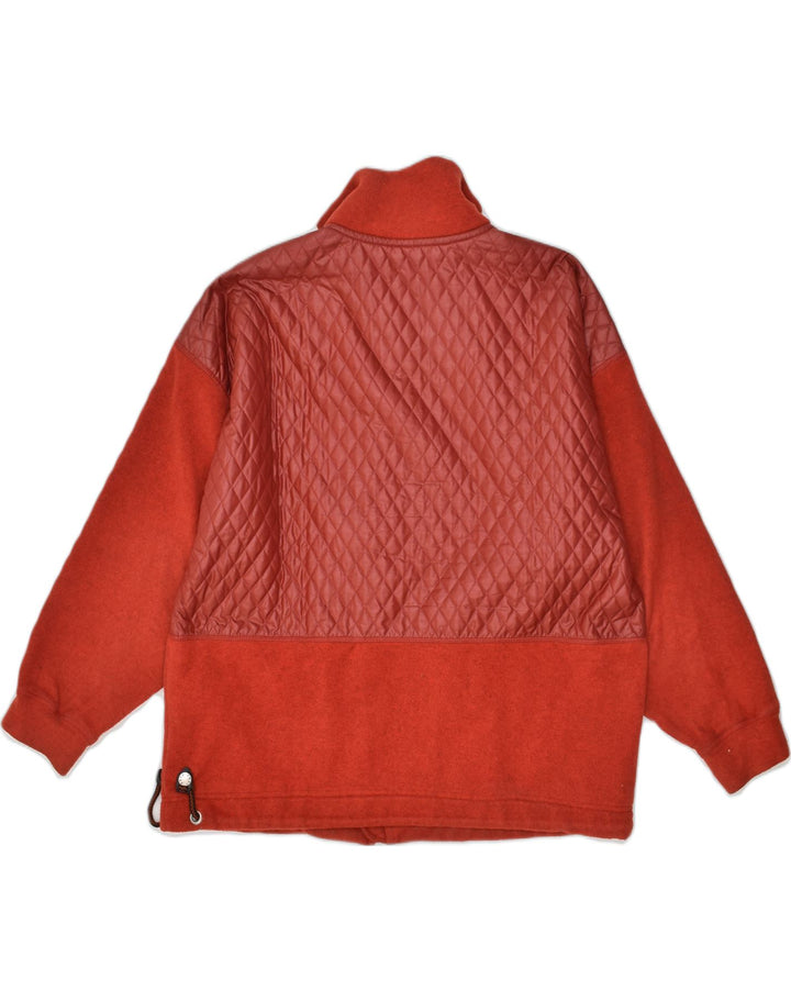 POST CARD Womens Quilted Jacket UK 14 Large Red