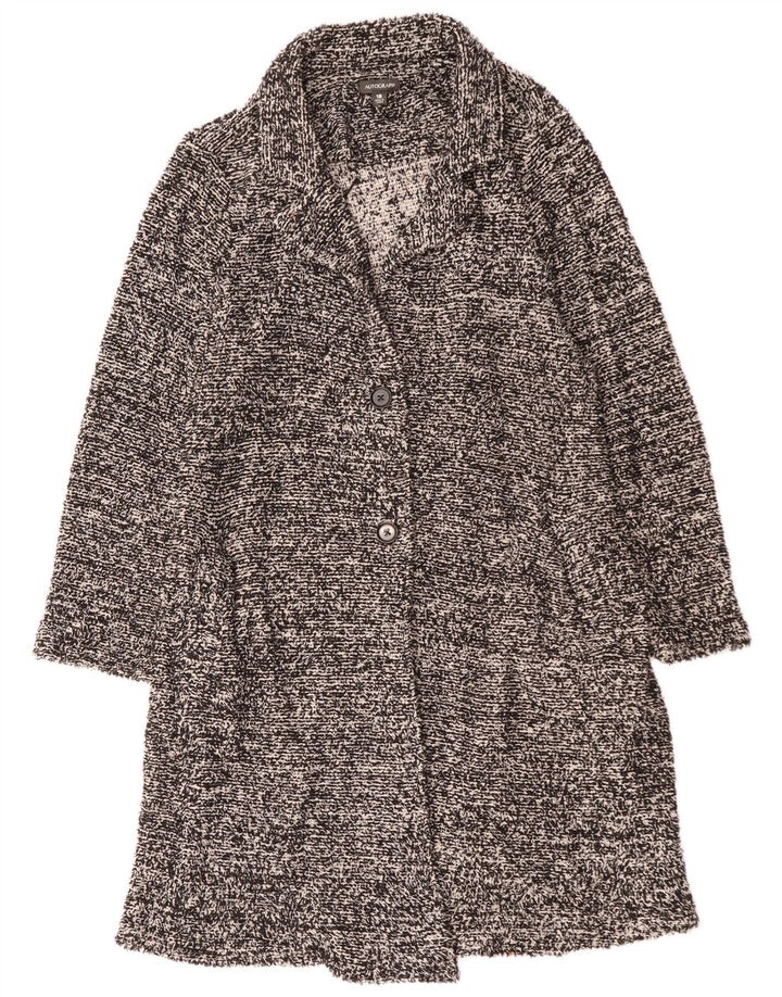 MARKS & SPENCER Womens Autograph Oversized Overcoat UK 18 XL  Grey Flecked