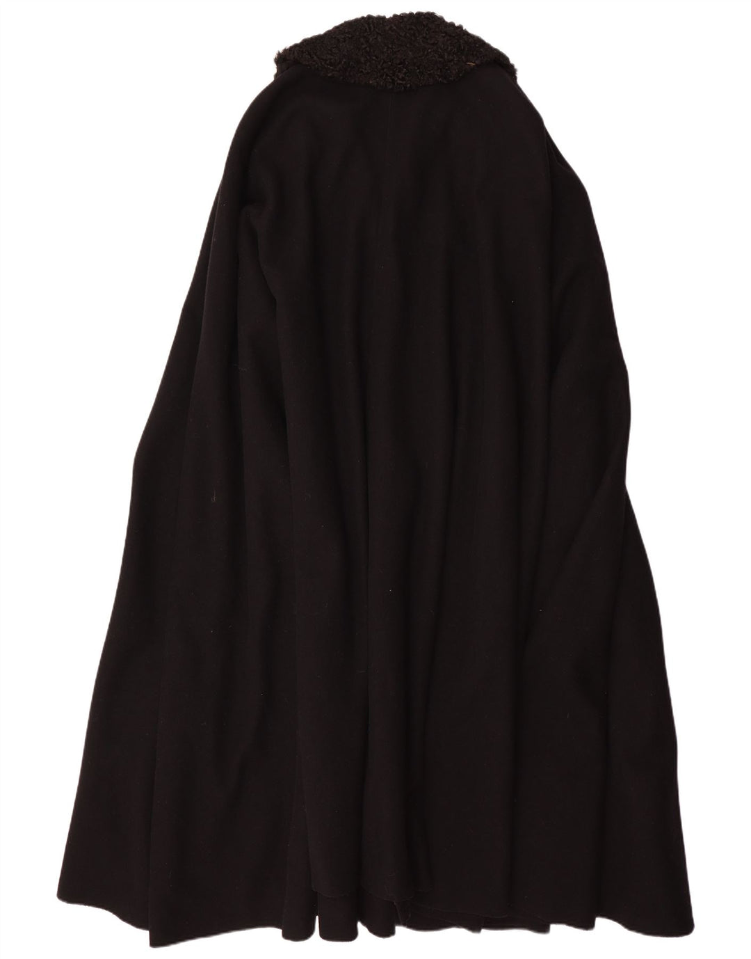 Vintage Womens Poncho Coat One Size Black