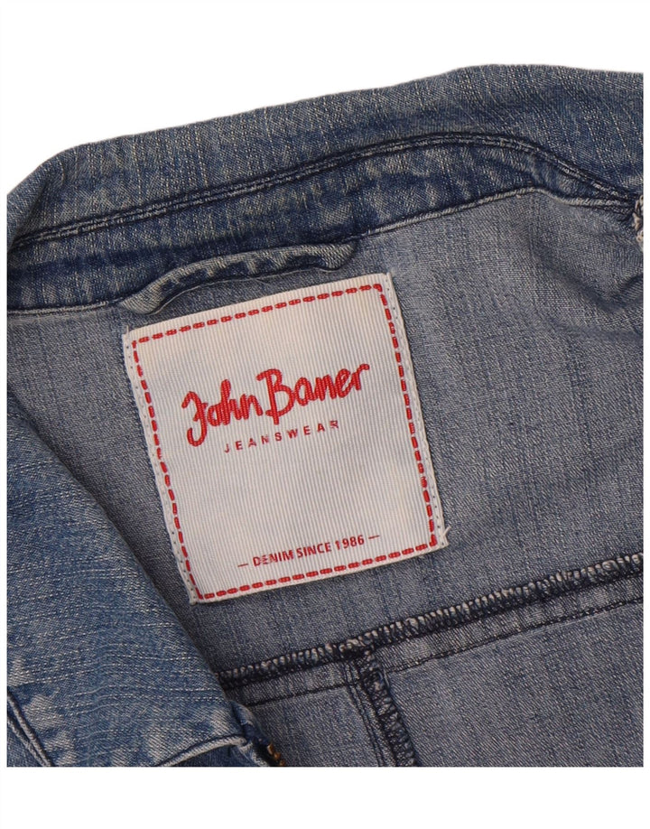 JOHN BANER Womens Denim Jacket uk 14 Medium Blue Vintage John Baner and Second-Hand John Baner from Messina Hembry 