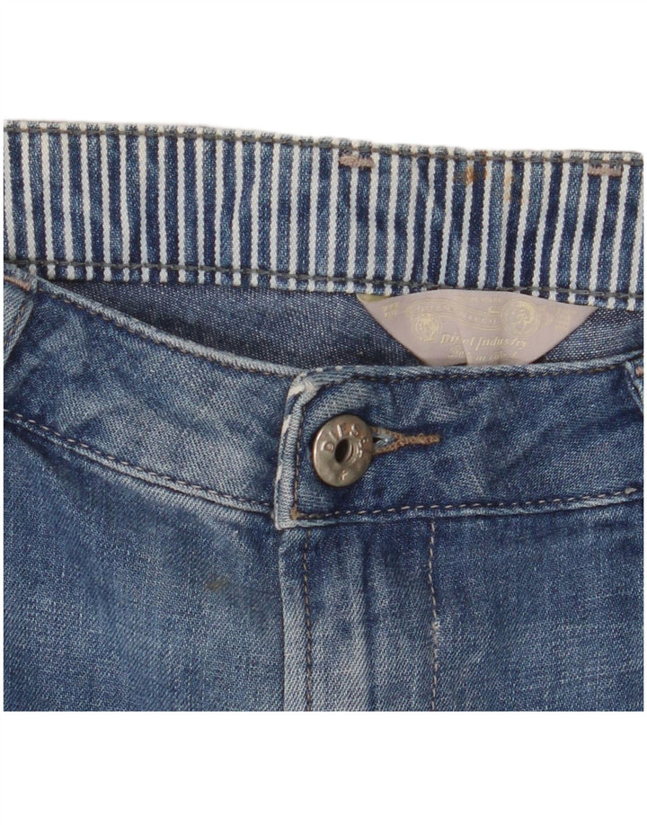 Diesel Womens Denim Shorts W28 Medium  Blue Cotton