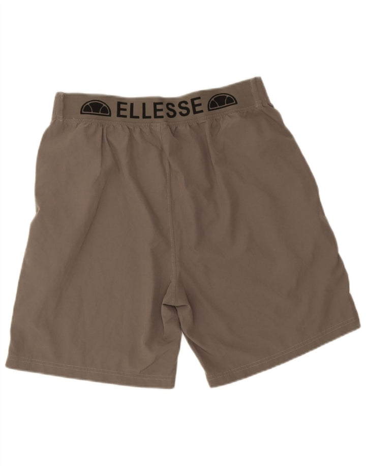 Ellesse Mens Graphic Sport Shorts Large  Grey Polyester