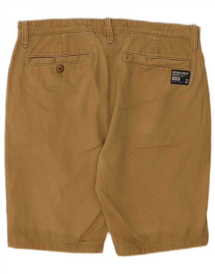 Superdry Mens Chino Shorts Medium W32 Beige Cotton