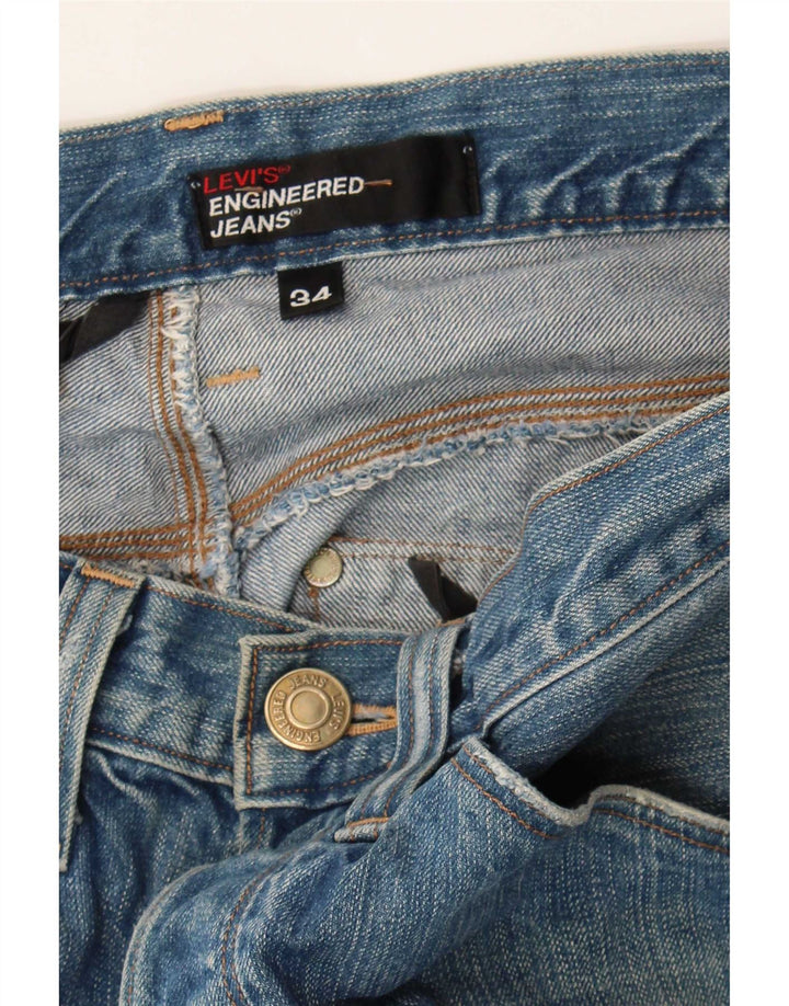 Levi's Mens Straight Jeans W34 L28 Blue